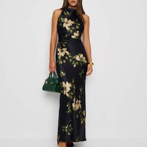Reformation Anaiis Silk Dress In Mood For Love, NWOT, no flaws.